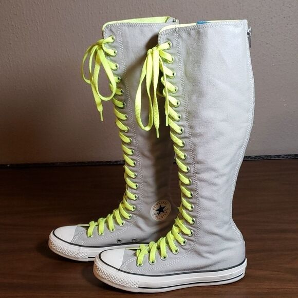 Converse All Stars Knee High Gray Chuck Taylors 5‎ - Picture 2 of 10